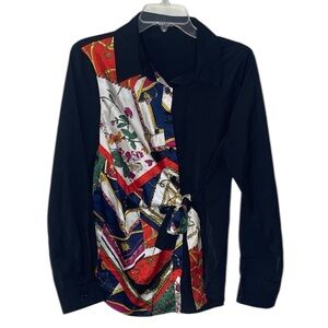 ❤️ 🆕 SHEIN Button Down Blouse Size Large